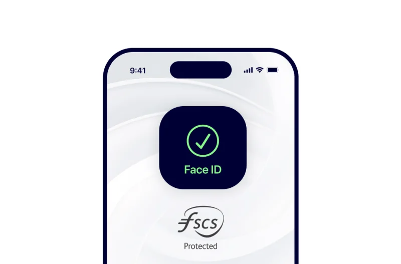 Image demonstrating biometric access for private wealth banking app