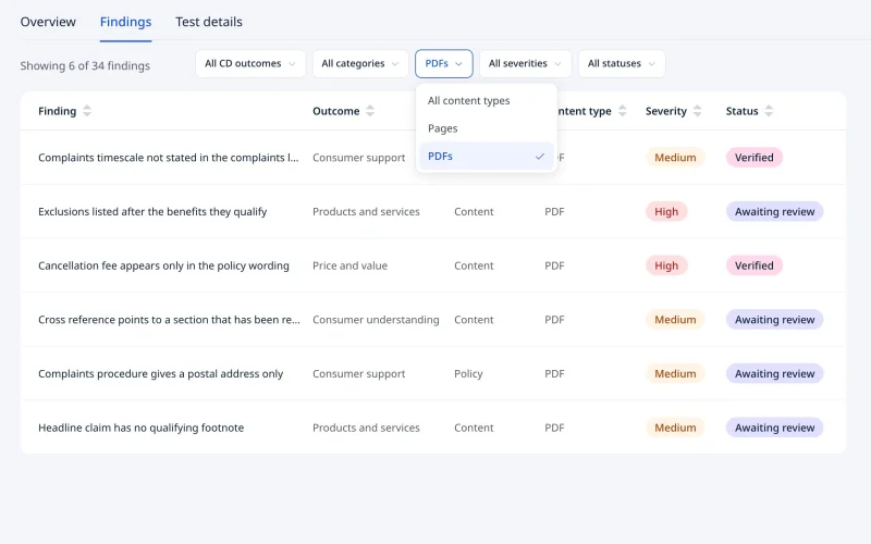 UXDuty deeper crawling of PDFs screenshot