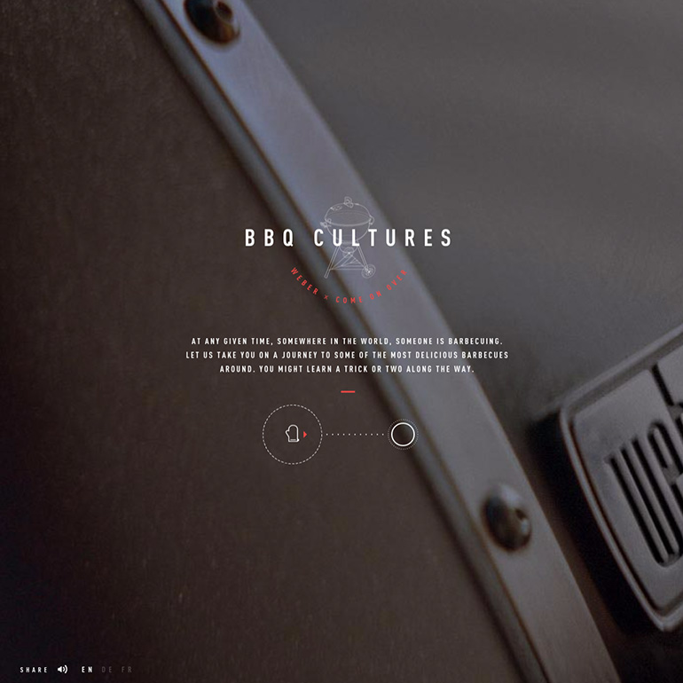 BBQ Cultures website screenshot