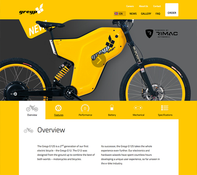 Greyp website screenshot