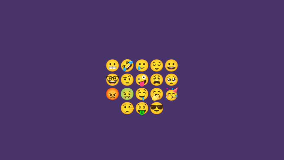 Selection of emoticons