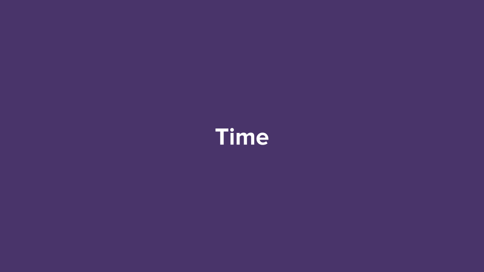Text that says 'Time'