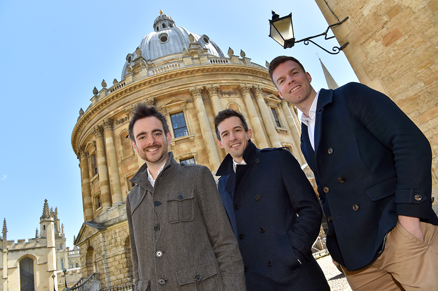 Paul Wood, Patrick Cunningham and Russell Isabelle in Oxford