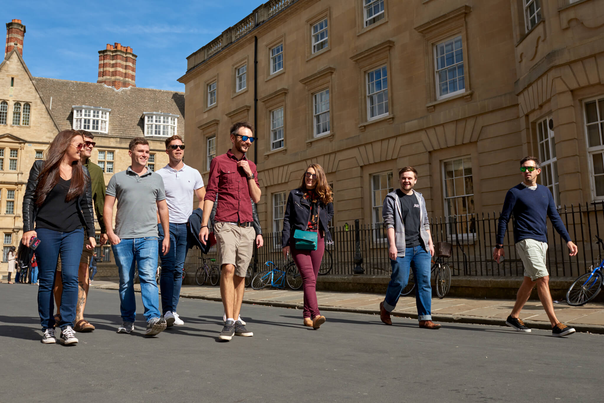Indulge team walking in Oxford