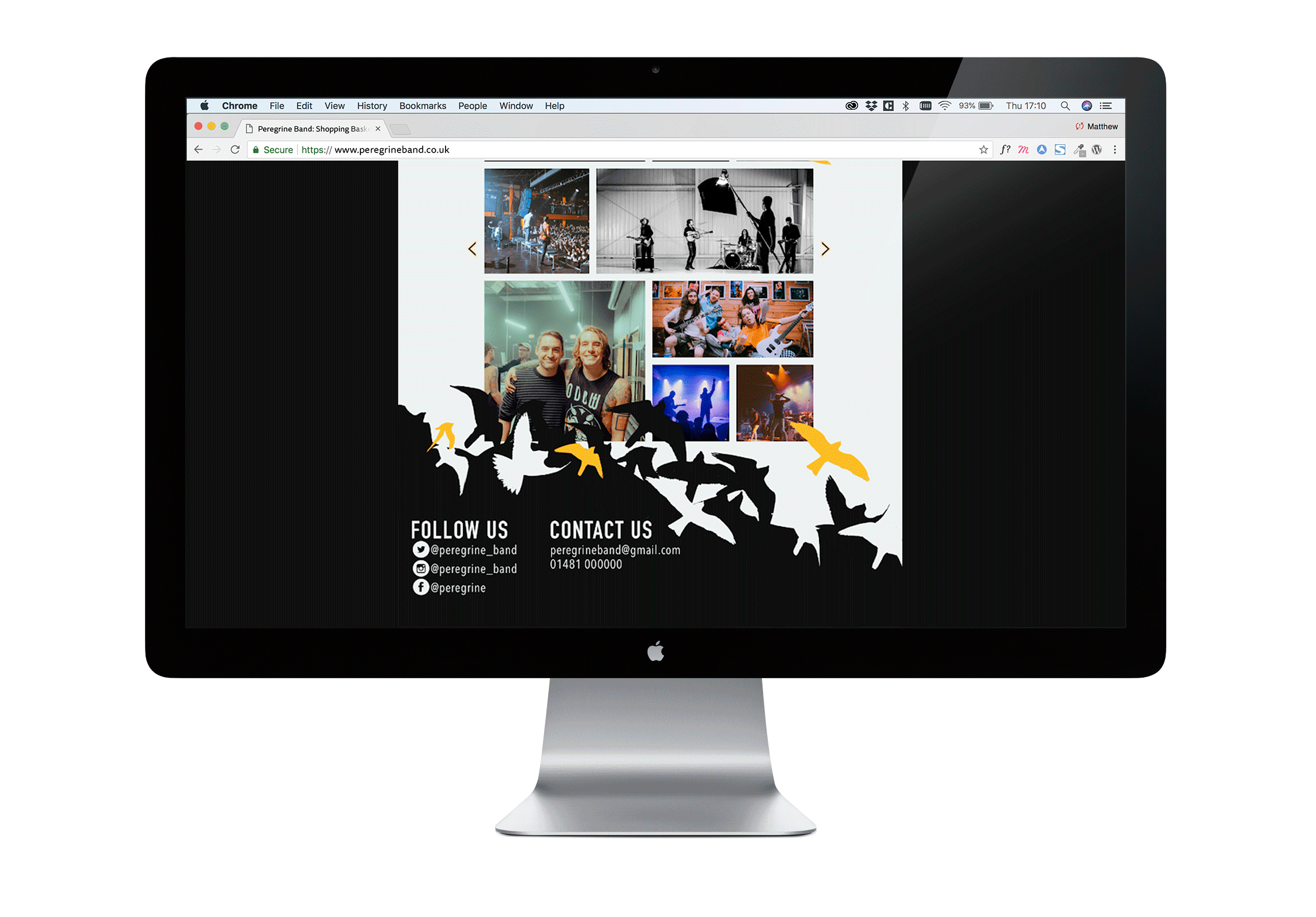 Website store desktop design image gallery