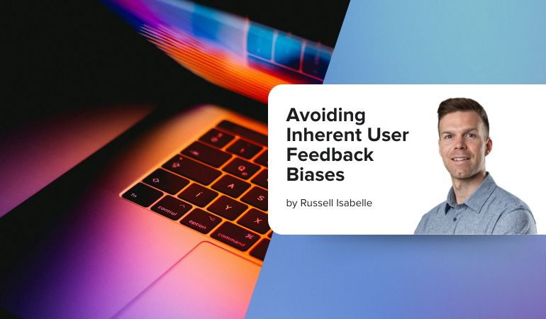 Avoiding inherent user feedback biases