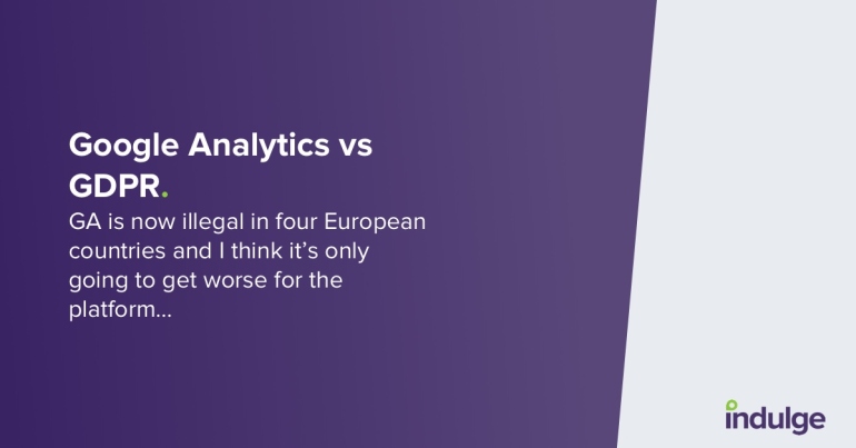 Google Analytics vs GDPR
