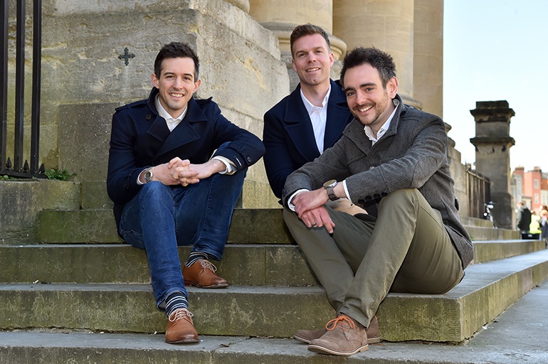 Patrick Cunningham, Russell Isabelle and Paul Wood in Oxford