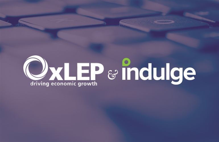 OxLEP and Indulge logos