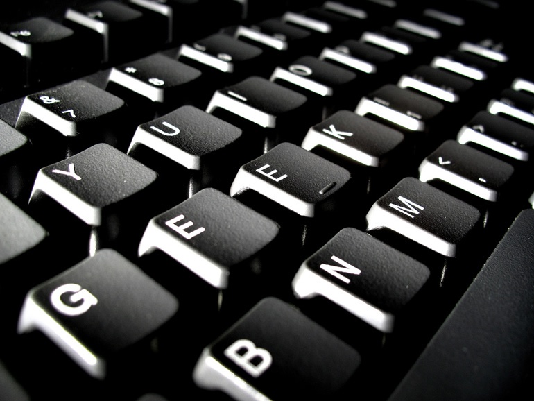 Keyboard with the word GEEK on the keys