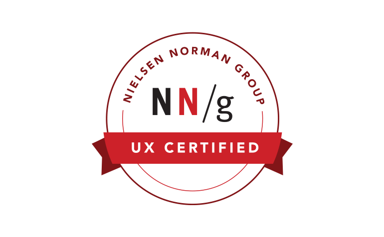 NN/g UX Certified logo