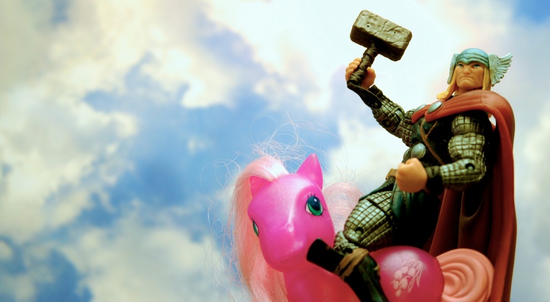 Thor and My Little Pony becoming a superhero