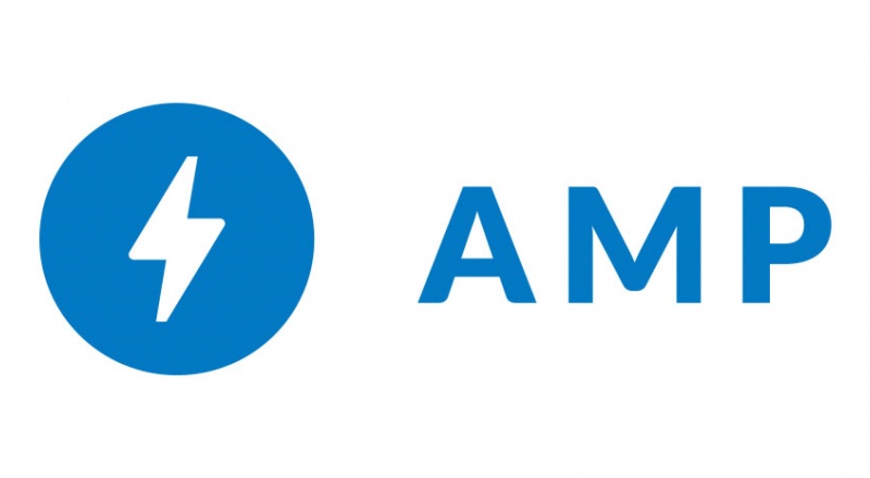 Accelerated Mobile Pages (AMP) Logo in Blue