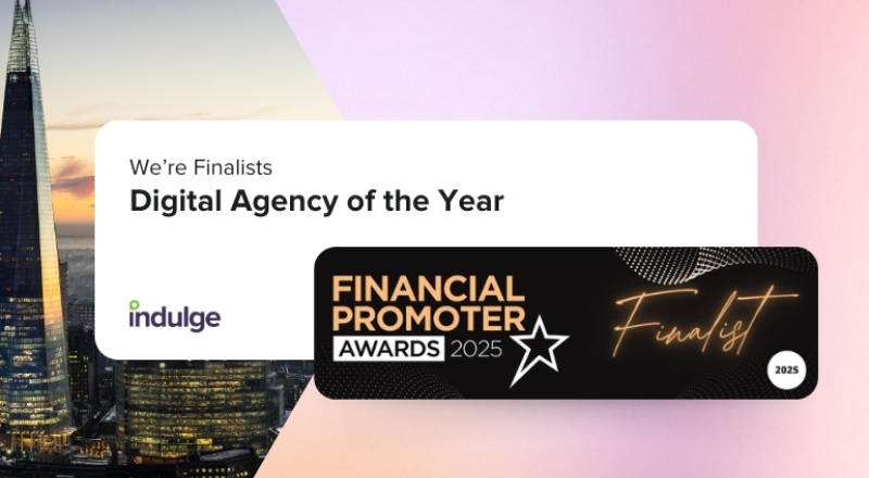 Indulge Shortlisted for Digital Agency of the Year at the Financial Promoter Awards 2025
