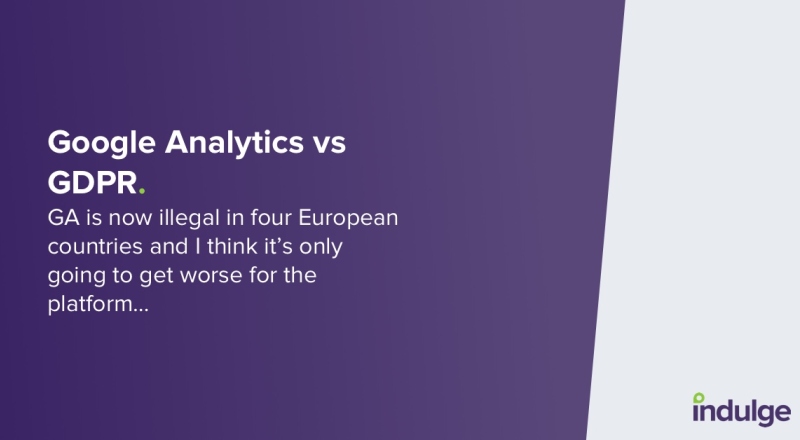 Google Analytics vs GDPR
