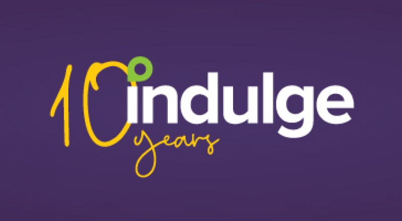 Indulge 10 year anniversary logo