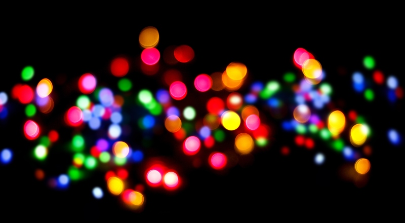 Abstract multi-coloured lights